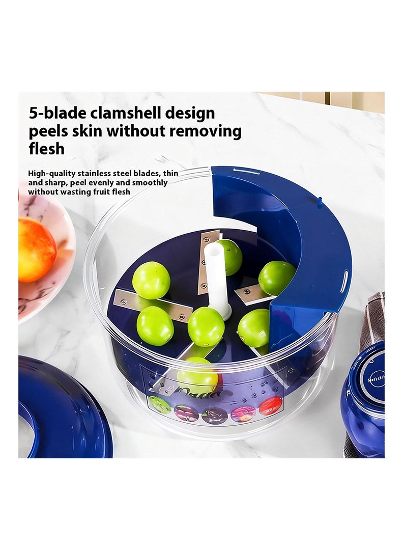 أوغر مقشرة العنب الكهربائية الآلية، آلة تقشير الثوم، أداة إزالة قشور الفاكهة للمطبخ، آلة التقشير الكهربائية الآلية، مقشرة الثوم والطماطم الكرزية القابلة لإعادة الشحن عبر منفذ USB – أداة تقشير فاكهة سريعة محمولة للعنب والثوم والطماطم – مساعد مطبخ منزلي للنزهات والتخييم والشواء - Image 5