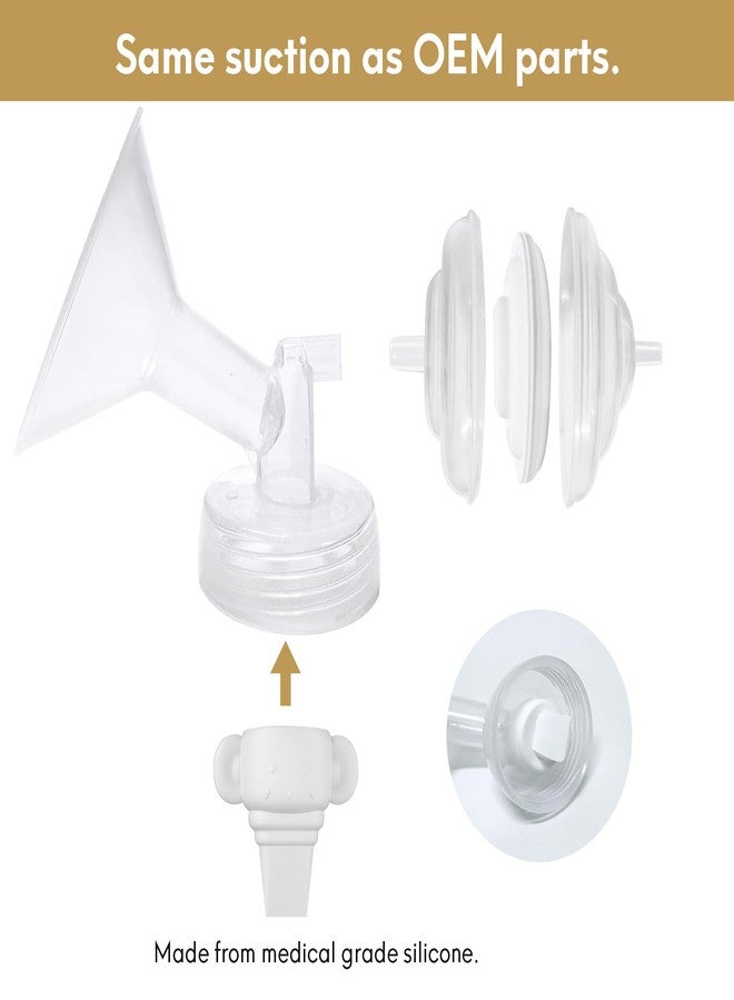 Durceler 4 Cartoon-Style Duckbill Valve & 2 Backflow Protectors Compatible with Spectra Breast Pumps, Pump Parts for Spectra S1 S2 9 Plus and SG, Pump Replacement Parts, Breast Accessories, Total 6PCS - Image 4