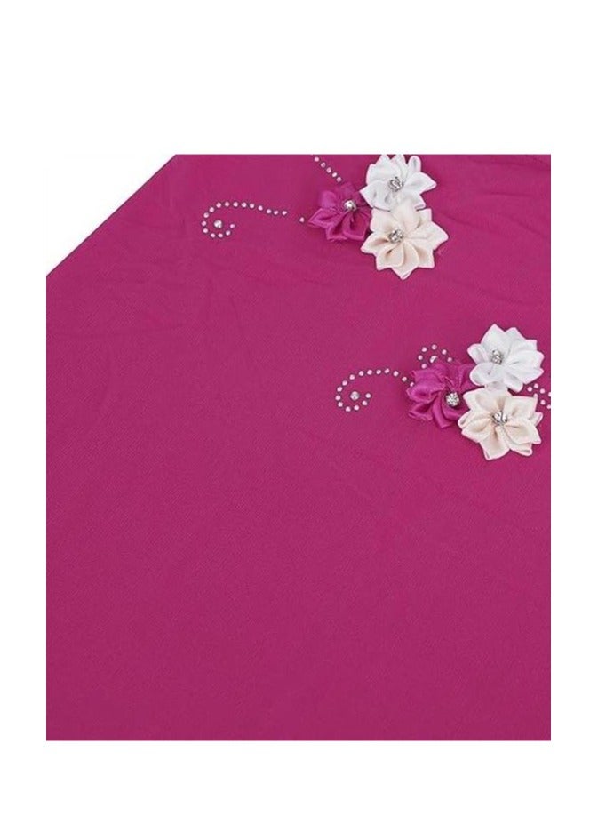 Y&D 50*48cm Suitable For 2 TO 6 Years Old Girl Shawl Lace Hijab  - Image 4