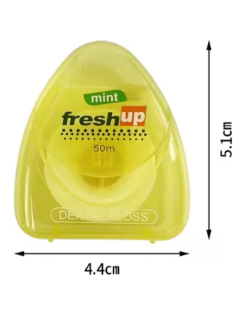 Fresh Up Waxed Dental Floss – Mint Taste – Oral Care - Image 4