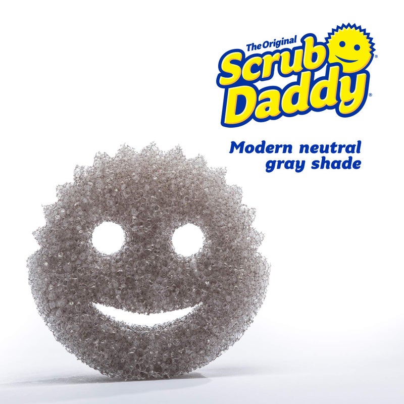 Scrub Daddy Sponge -Style Collection- Scratch-Free Scrubber for Dishes and Home, Odor Resistant, Soft in Warm Water, Firm in Cold, Deep Cleaning Kitchen and Bathroom, Dishwasher Safe, 1ct (3 Pack) - Image 2