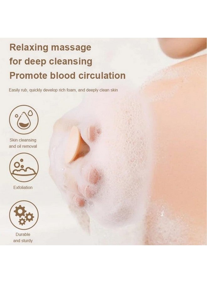 Kwena Bath Sponge Cleaning Brush Super Soft Exfoliating Bath Sponge Cleaning Brush, Massage Bath Sponge Ball with Suction Cup for Women Men - Image 5