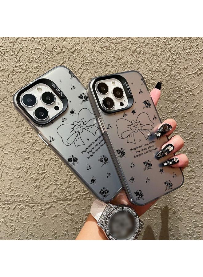 S-TOP Case For iPhone 11 Pro Silver Painting PC Hybrid TPU Phone Case - Image 3