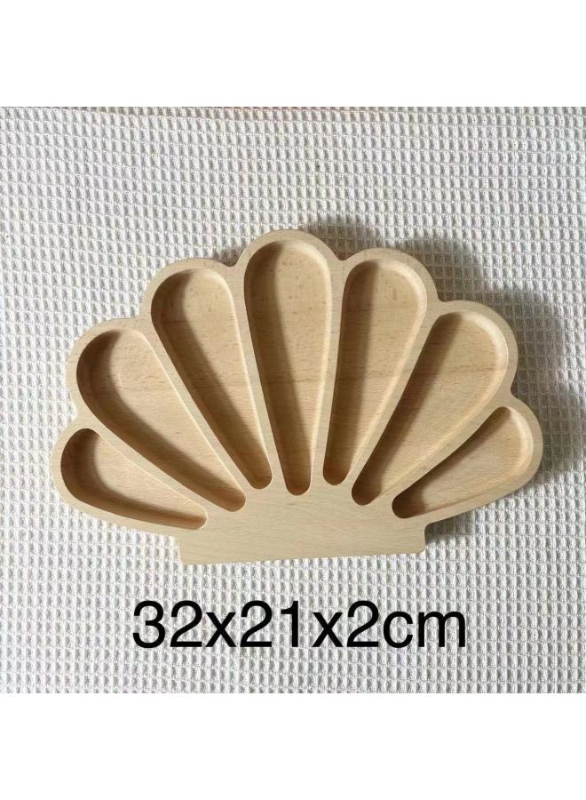 لعبة مونتيسوري لعد الألوان، فرز الحيوانات والنباتات، طاولة الرمل، تصنيف الألوان، لعبة ألغاز خشبية معرفية - اللون: صينية فرز الألوان ذات السجل الصغير (الغلاف) - Image 1