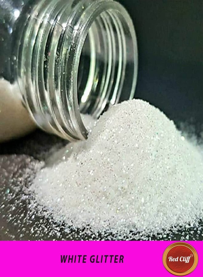 RED CLIFF Premium Edible Glitter - WHITE | Metallic Glitter Ideal for Cake Icing Decoration & Garnishing | 9g | (White | 9g |) - Image 3