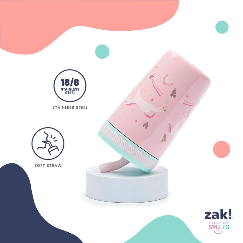 Zak Designs Disney Mickey Mouse Kelso Tumbler Set, Leak-Proof Screw-On Lid with Straw, Bundle for Kids Includes Plastic and Stainless Steel Cups with Bonus Sipper (3pc Set, Non-BPA) - Image 5