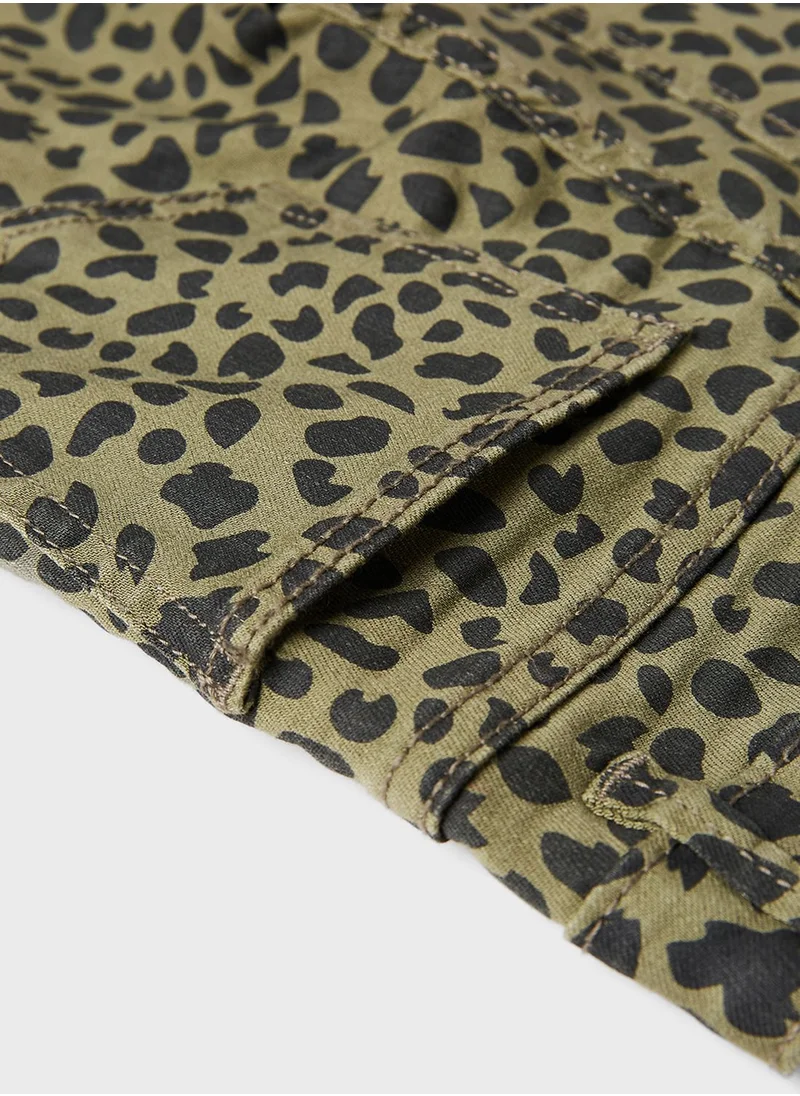 MANGO Kids All-Over Printed Slim Jeans