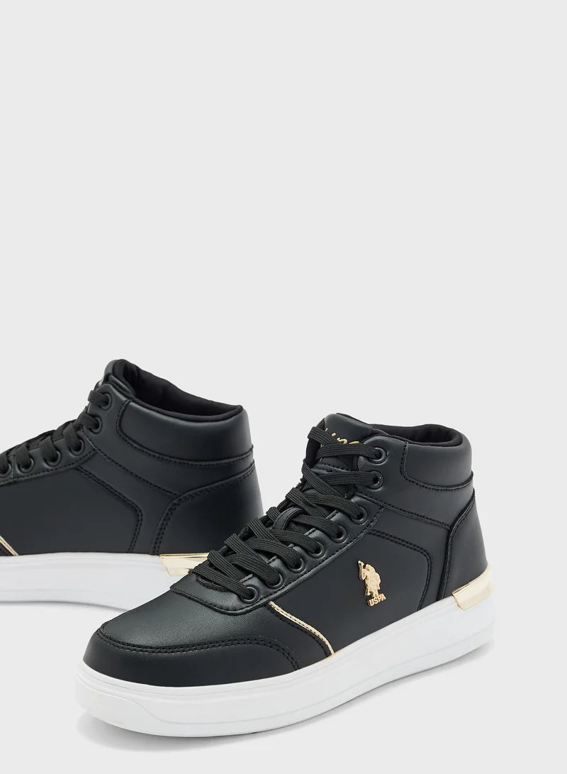 U.S.Polo Lace Up Low Top Sneakers