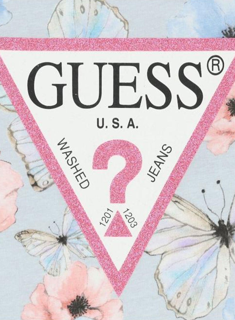 GUESS Infant Graphic Crew Neck T-Shirt - Image 3