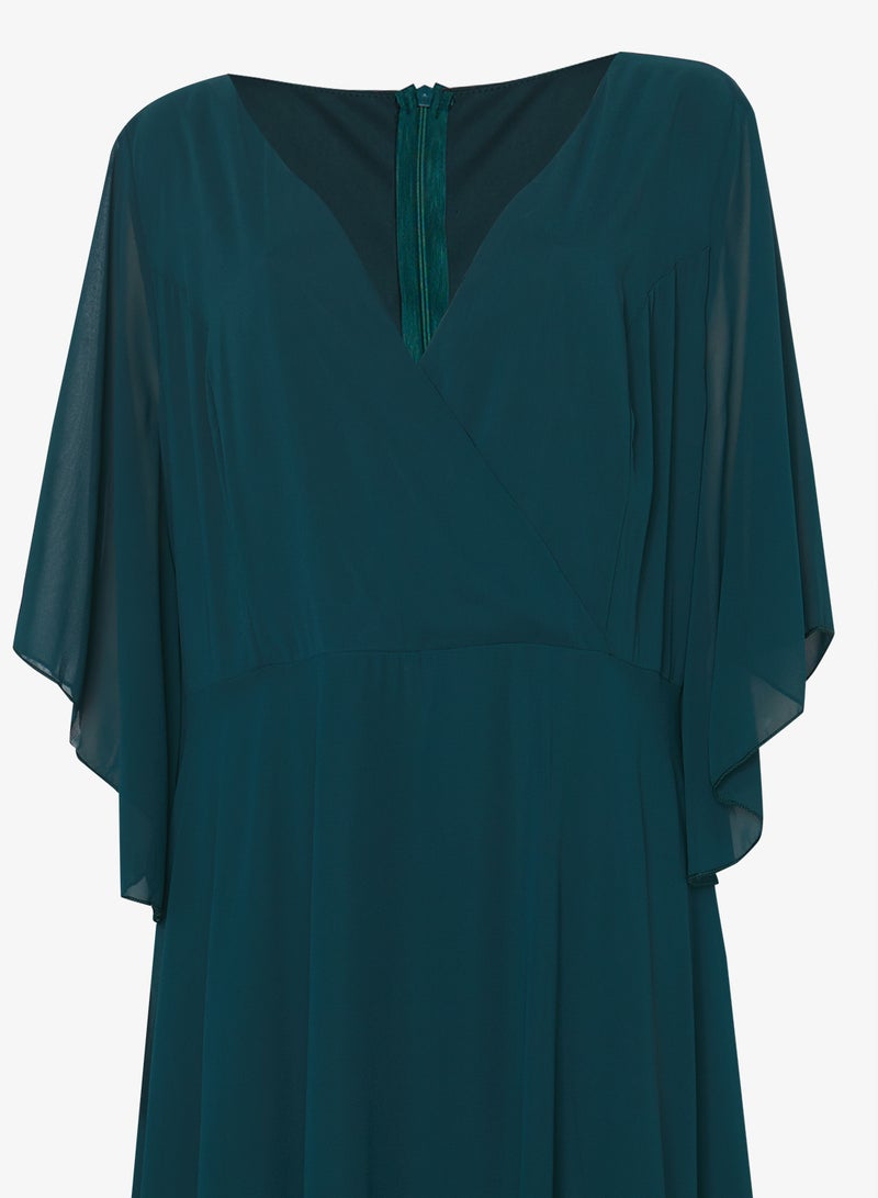 Ella Plus Flouncy Sleeve A-line Dress - Image 3