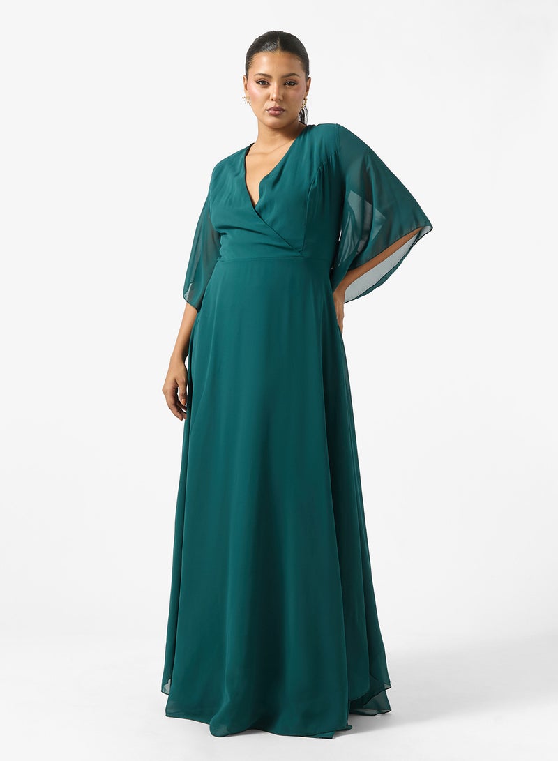 Ella Plus Flouncy Sleeve A-line Dress - Image 4