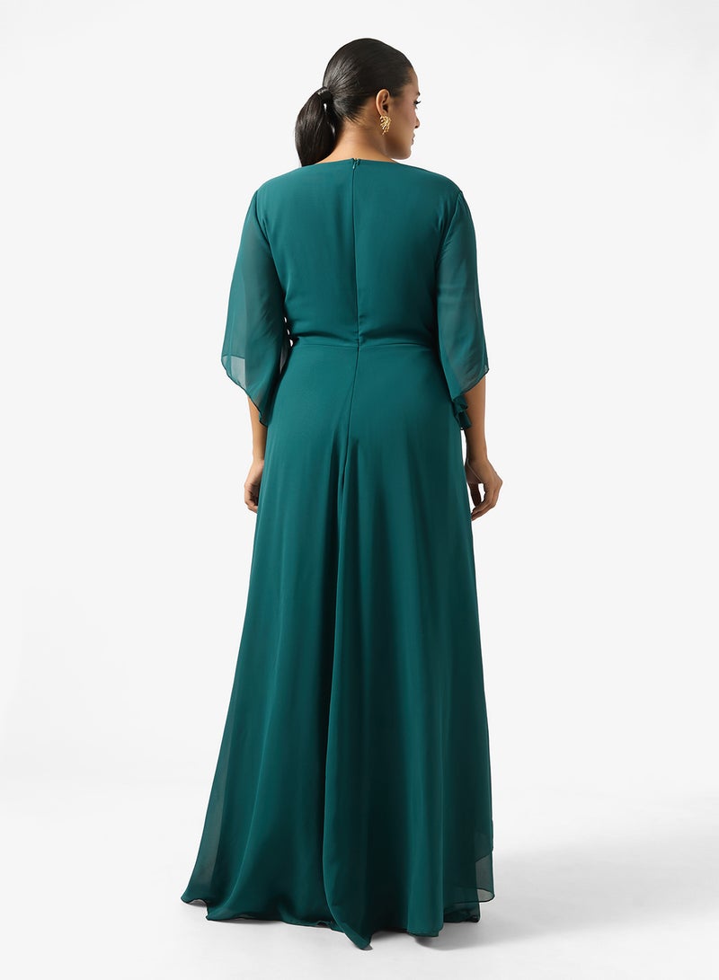 Ella Plus Flouncy Sleeve A-line Dress - Image 5