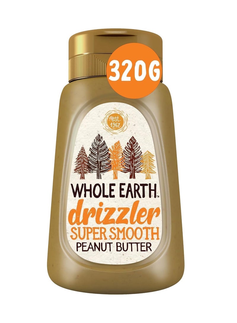 Whole earth Drizzler Super Smooth Peanut Butter, 320g - Image 1
