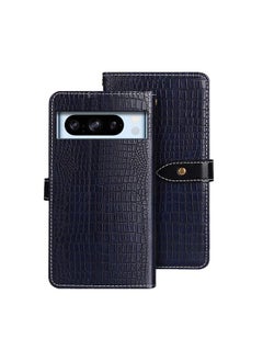 IDEWEI Case For Google Pixel 8 Pro Crocodile Texture Leather Phone Case  - Image 1