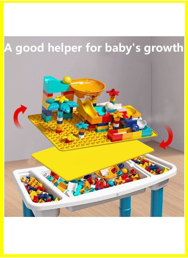 Kids Building Blocks - Safe and Durable Educational Toys, Inspire Creativity, Great for Learning, Playing and Organizing, Encourage Imagination and Motor Skill Development, Large Storage Space (White)  - Image 4