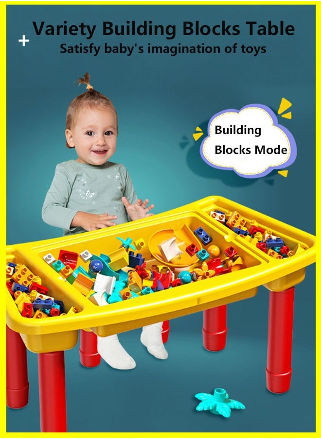 Kids Building Blocks - Safe and Durable Educational Toys, Inspire Creativity, Great for Learning, Playing and Organizing, Encourage Imagination and Motor Skill Development, Large Storage Space (White)  - Image 2