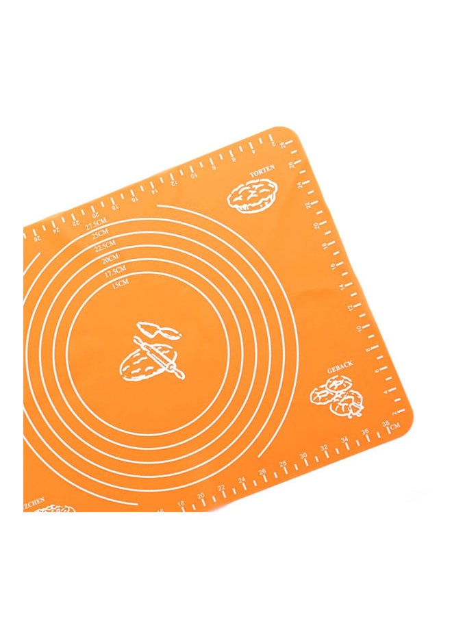 NIBEMINENT Silicone Cutting Mat Green/Pink/Blue 40x30x1cm  - Image 5