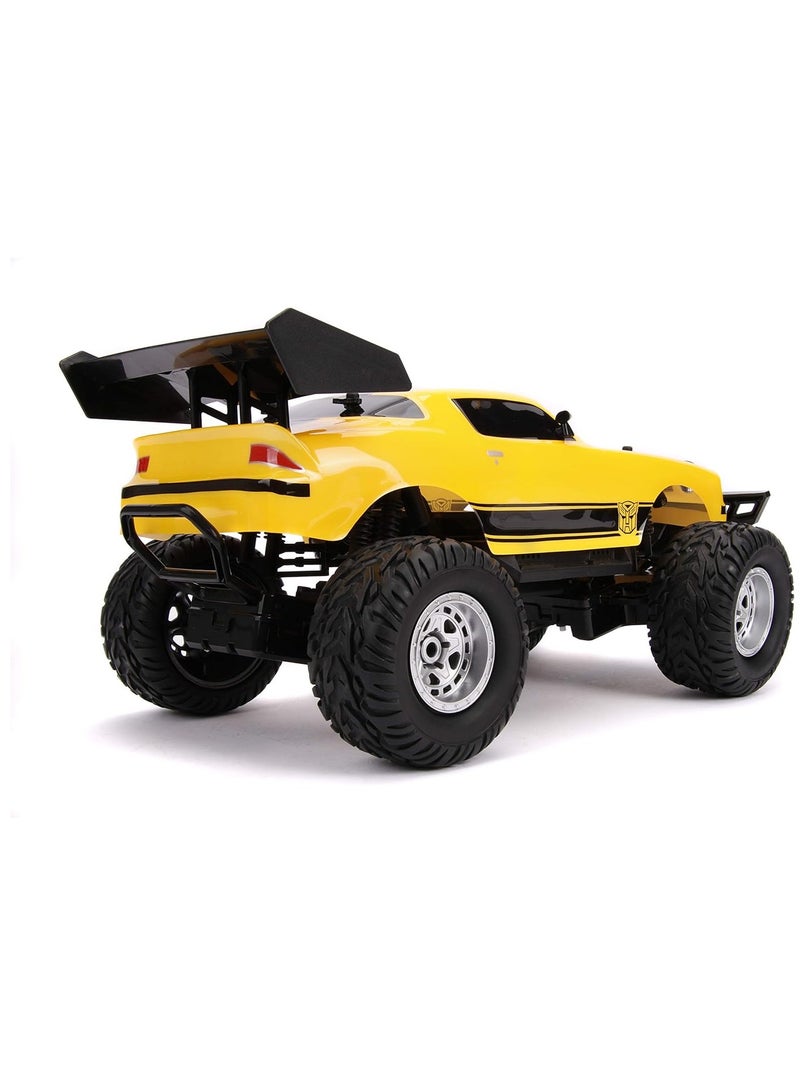 JADA Toys Transformers Bumblebee 1977 Chevy Camaro Elite Off Road 4x4 RC , Yellow - Image 2