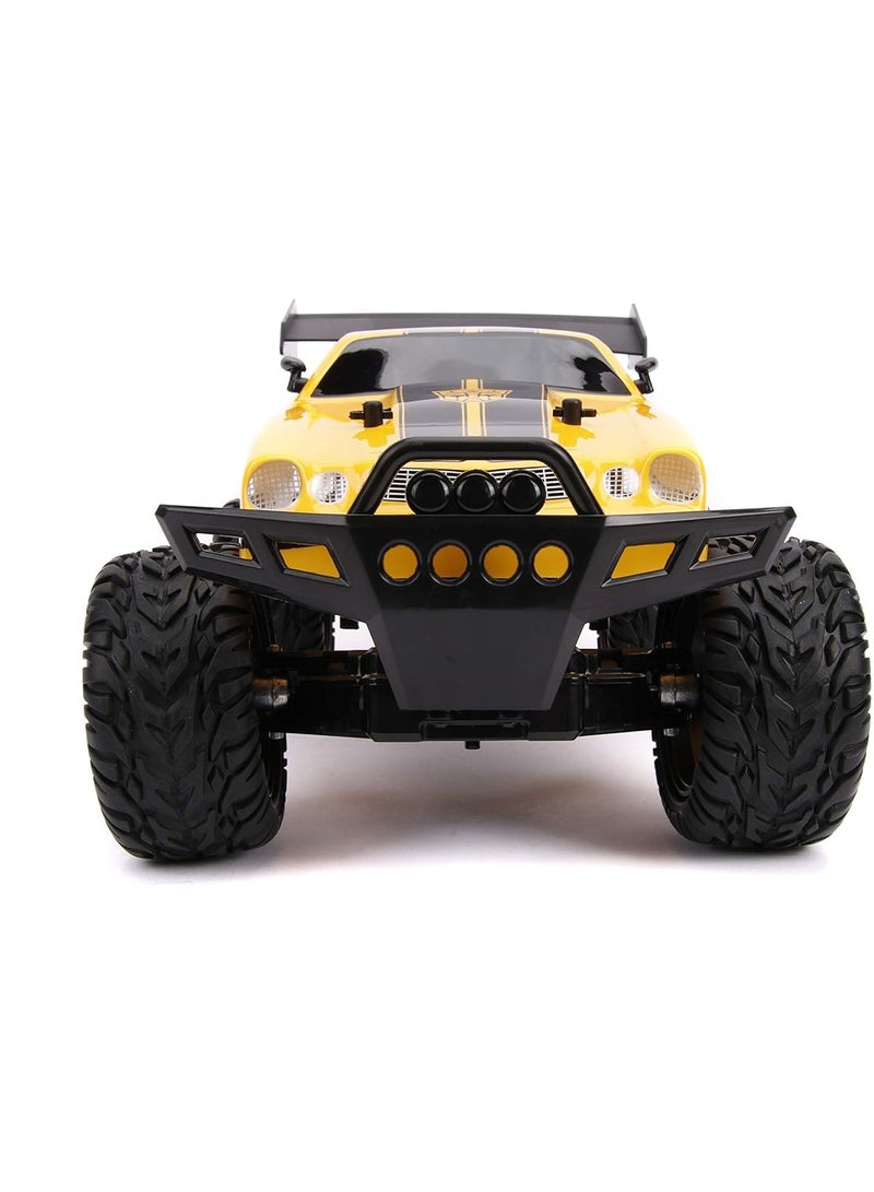 JADA Toys Transformers Bumblebee 1977 Chevy Camaro Elite Off Road 4x4 RC , Yellow - Image 4