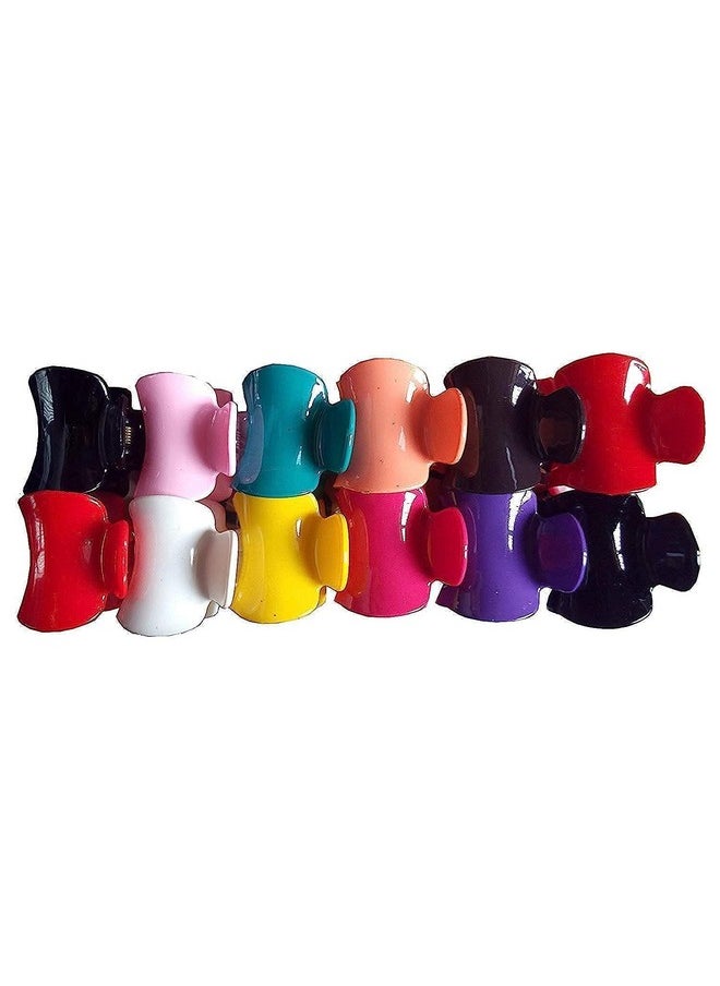 advancedestore small Sized - (Pack of 6Pcs) Multi Coloured Claw Clip, Clutch For Women Hair Uses (Multi) - pzsku/ZD8A083AAFDE22163D33CZ/45/_/1741429400/2bdb6036-9f83-4db1-9f91-4ca725bb4728