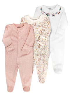 SKT Shiketro Cotton Newborn Bodysuit Baby Clothes Three-piece Set 