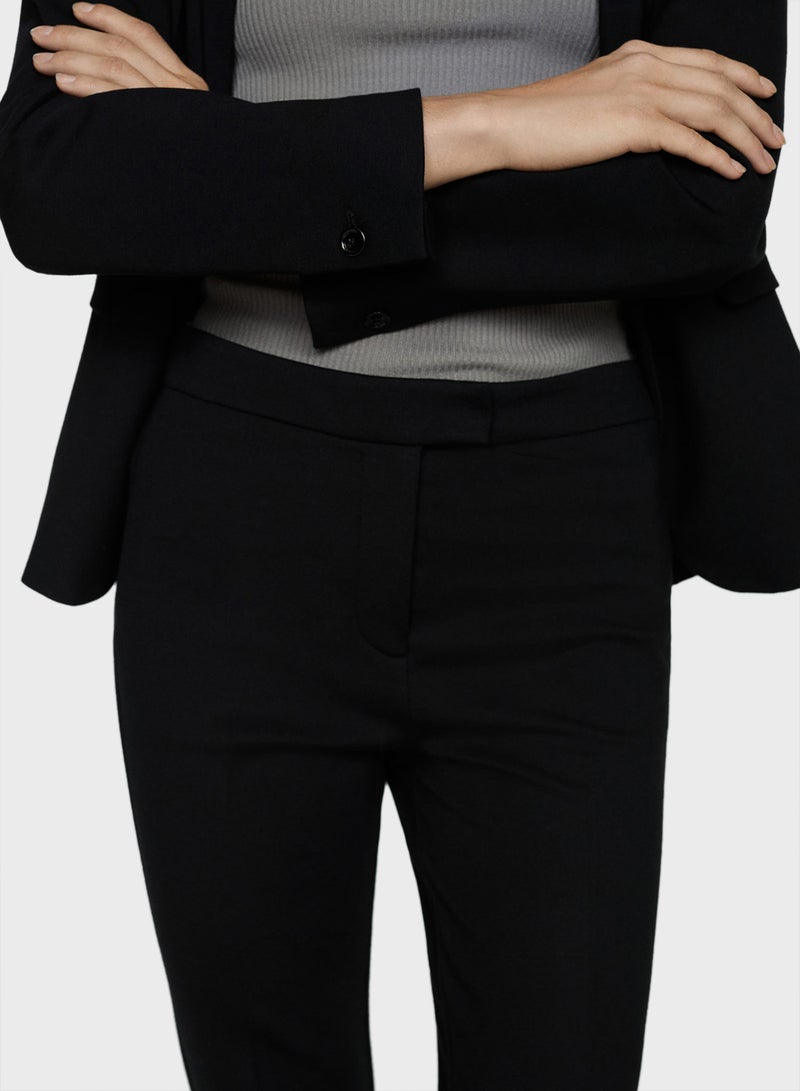 MANGO Mid-Rise Skinny Trousers  - Image 3