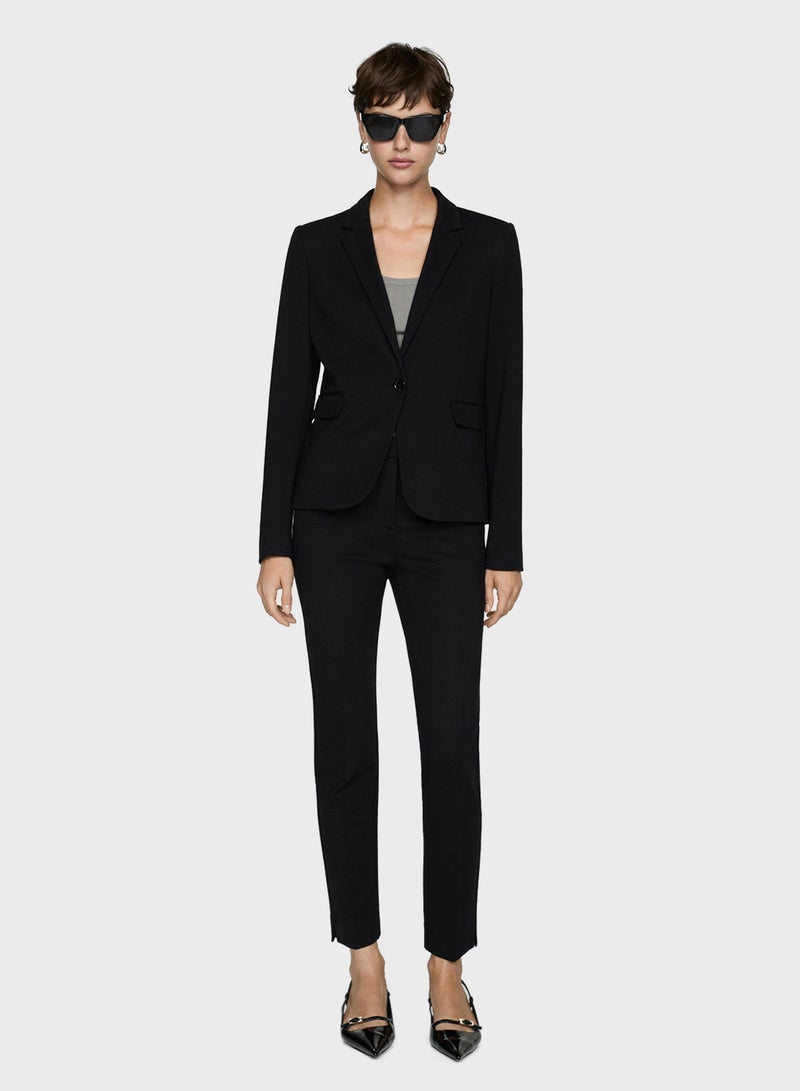 MANGO Mid-Rise Skinny Trousers  - Image 4