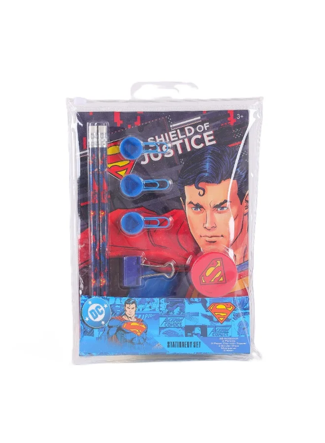 وارنر بروس. Warner Bros. Superman Superpower Stationery 10Pc Ziplock Set