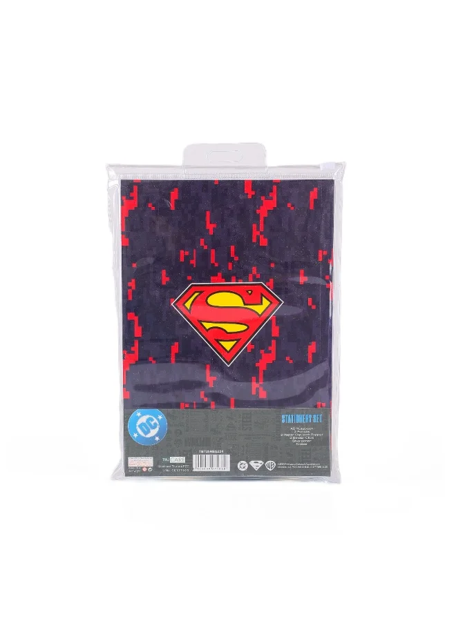 وارنر بروس. Warner Bros. Superman Superpower Stationery 10Pc Ziplock Set