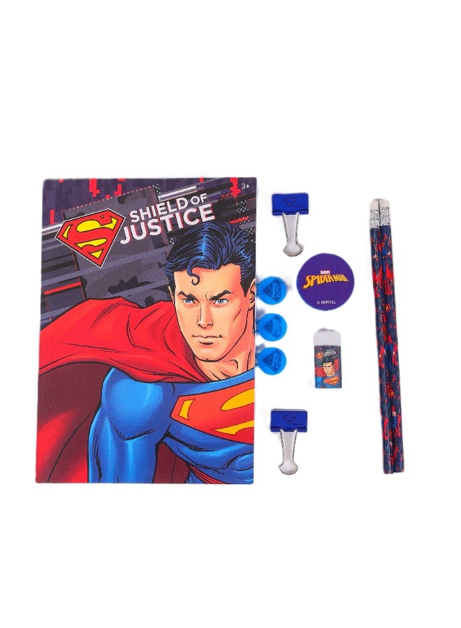 Warner Bros. Superman Superpower Stationery 10Pc Ziplock Set - Image 3