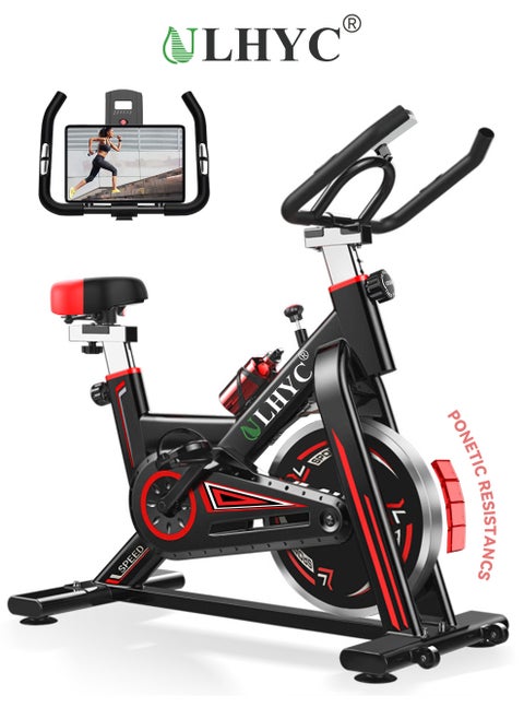 Exercise Bike Home Gym Exercise Bike with Professional Seat and  iPad  Holder