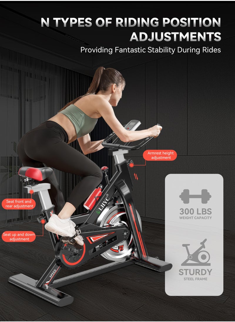 Exercise Bike Home Gym Exercise Bike with Professional Seat and  iPad  Holder