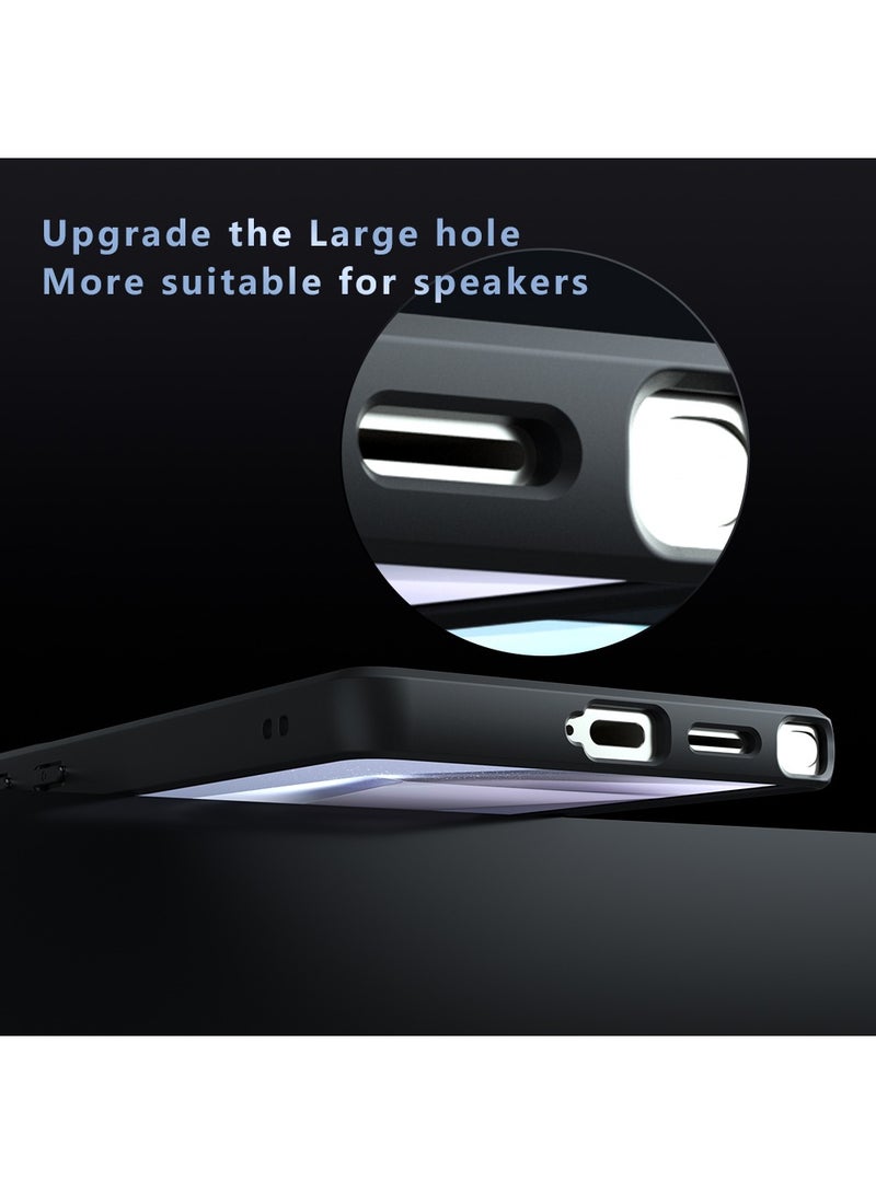 X-level Samsung Galaxy S25 Ultra Magnetic Case,Frosted Matte PC Four-corner Airbag TPU Shockproof Bumper Anti-Drop Cover for Samsung Galaxy S25 Ultra - Image 5