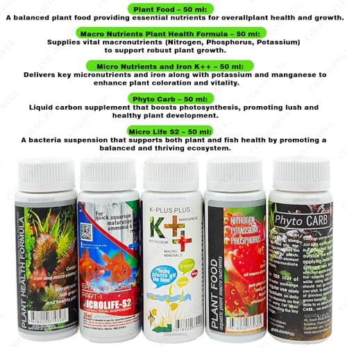 COLOURFUL - Planted Aquarium Black Soil Substrate Aqua Soil for Fish Tank | Live Planted Aquarium | Seeds and Plant Fertilizers (3Kg Soil + Lucky Plant Seeds + 5 in1 Plant Fertilizers Medicine) - Image 2
