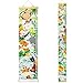 HIFOT Kids Growth Chart Height Measuring Chart Animal Jungle Canvas Wall Hanging Rulers for Baby Children Girls Bedroom Decor 748 787 Animal - Image 2