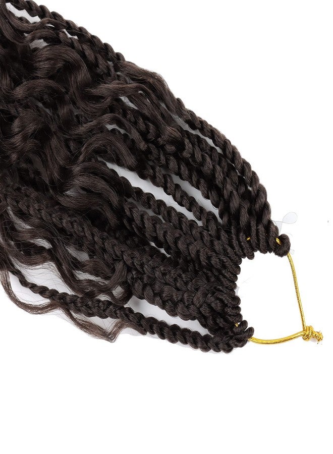 LMZIM 14 Inch Goddess Box Braids Crochet Hair Bohomian Crochet Box Braids Curly Ends 8 Pack 3X Crochet Braids Synthetic Braiding Hair Extension #4 (14inch (pack of 8), 4) - Image 4