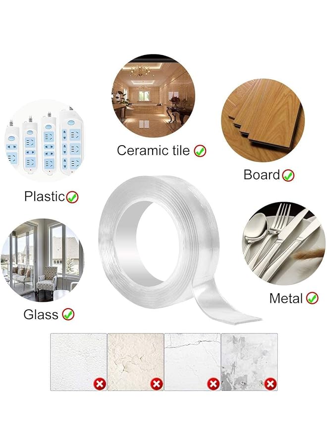 erorex Double Sided Tape Tranaparent 1Mmx3Cmx4M - Image 4