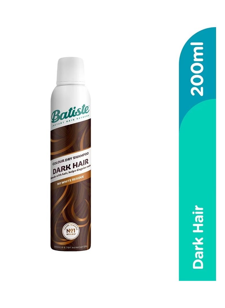 Batiste - Batiste Colour Dry Shampoo Dark Hair 200ml - Image 1