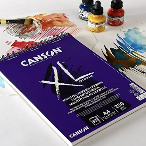Canson Mix-Media XL Pad - A3 Pad for Acrylic, Watercolour, Pastel & Pencil - 30 Sheets - Image 4