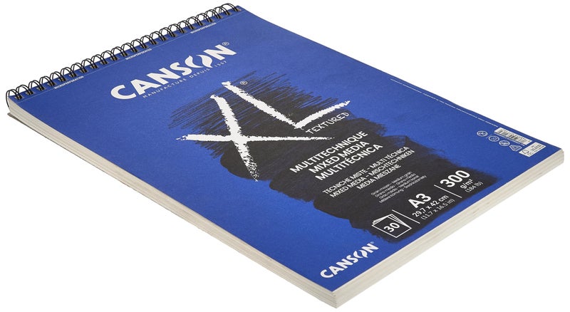 Canson Mix-Media XL Pad - A3 Pad for Acrylic, Watercolour, Pastel & Pencil - 30 Sheets - Image 1