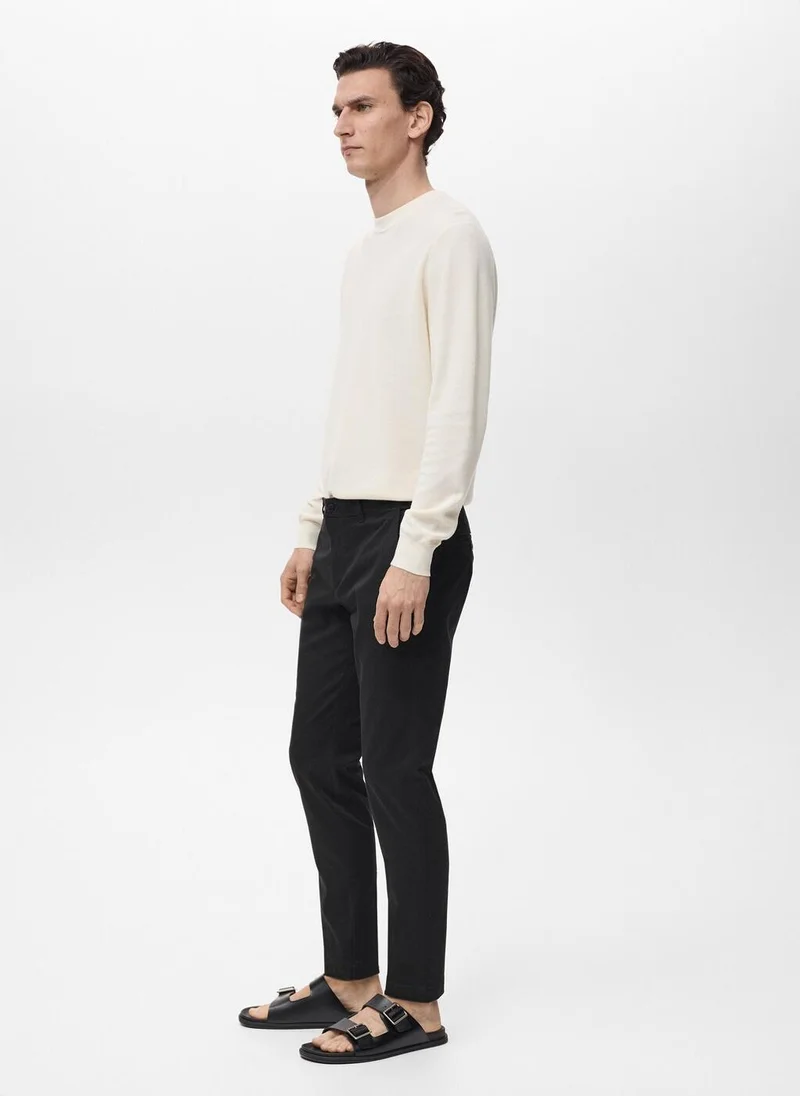 Mango Man Prato High Wasit Trousers