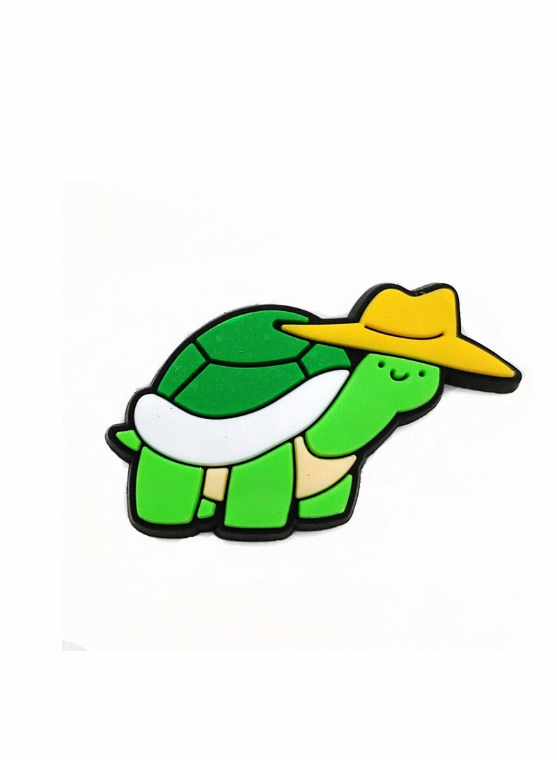 سحر كروك جيبيتيز 10 قطع سحر أحذية لزلاجات الصنادل زخرفة أساور الأساور، سحر طعام عصري من PVC إكسسوارات كروك للأطفال الأولاد والبنات والبالغين الرجال والنساء هدايا حفلات مميزة - Image 4