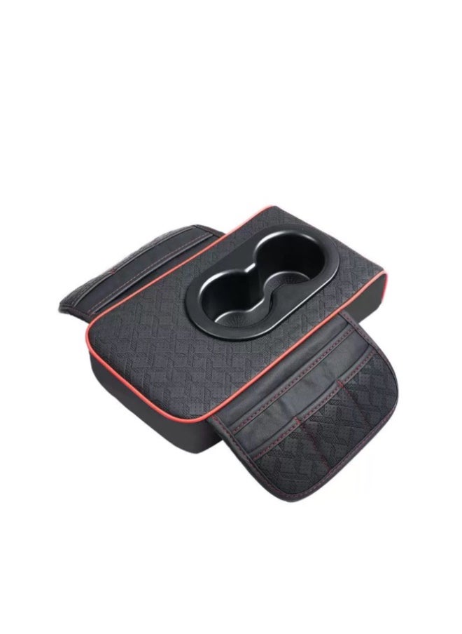 Universal Waterproof Car Armrest Cover, 4 in 1 Car Armrest Cushion, Car Center Console Armrest Pillow,Cup Holder,Mobile Phone Storage Bag and card storage,Car Accessories (Black) - pzsku/ZD8A17C3B111274363C73Z/45/_/1739976145/08ba7865-71c3-476b-b607-cd3110caa3c4