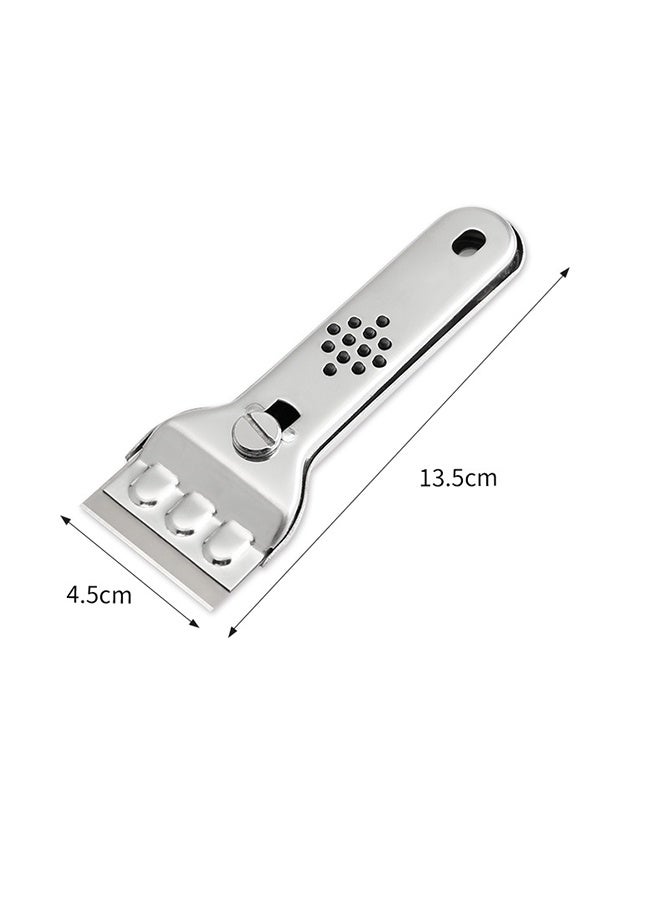 1 قطعة مكشطة تنظيف، مكشطة متعددة الأغراض مع شفرة، مكشطة طلاء، منظف أوساخ الزيت، منظف مطبخ لأسطح الطهي الحرارية الخزفية، أداة تنظيف - Image 1