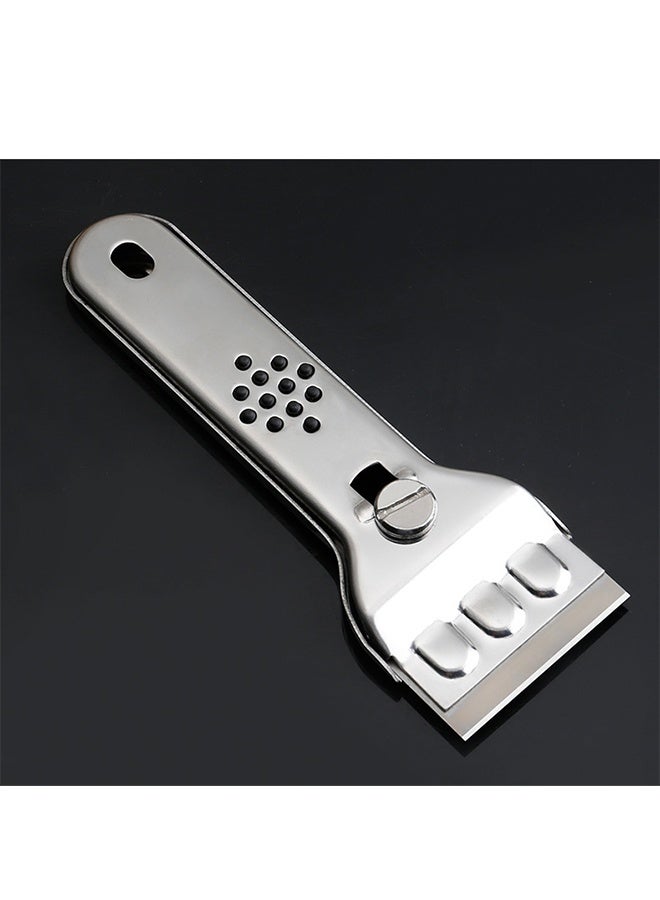 1 قطعة مكشطة تنظيف، مكشطة متعددة الأغراض مع شفرة، مكشطة طلاء، منظف أوساخ الزيت، منظف مطبخ لأسطح الطهي الحرارية الخزفية، أداة تنظيف - Image 5