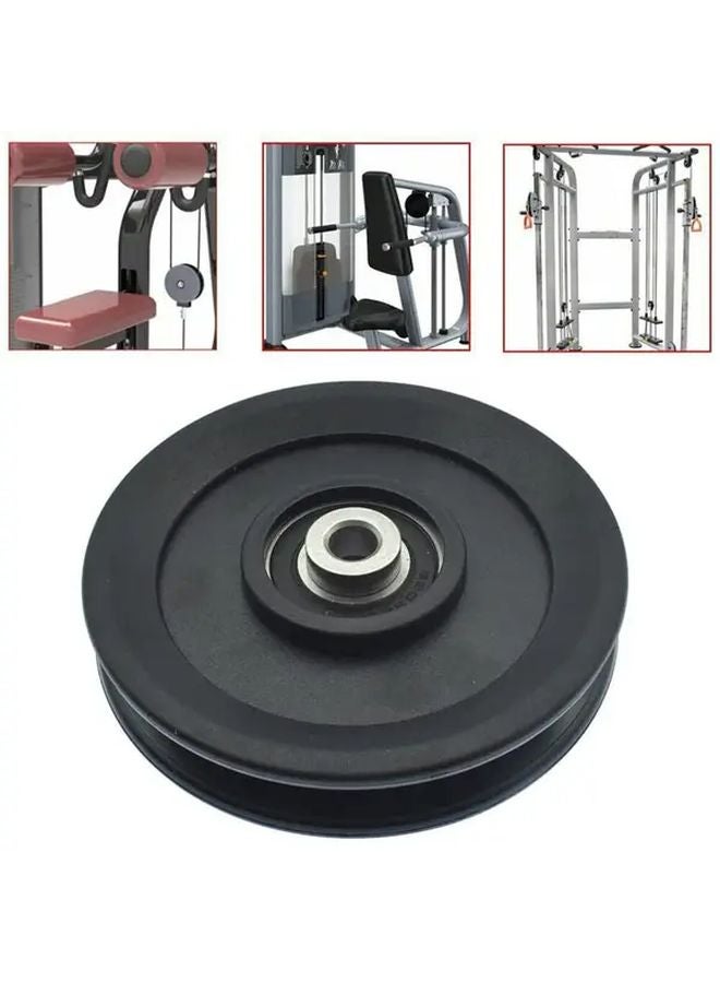 100mm Black Nylon Pulley Wheels For Gym Equipment Durable Wear Resistant - Image 3