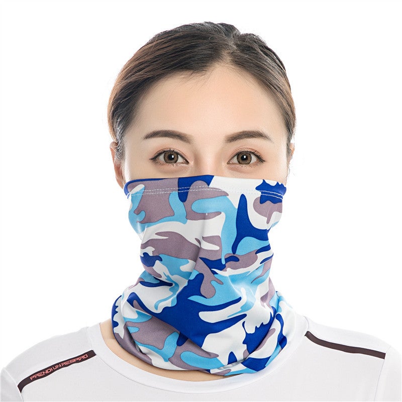 New Cycling Sun Protection Mask Sports Outdoor Ice Silk Magic Headscarf Fishing Windproof Quick-Drying Neck Scarf - Image 3