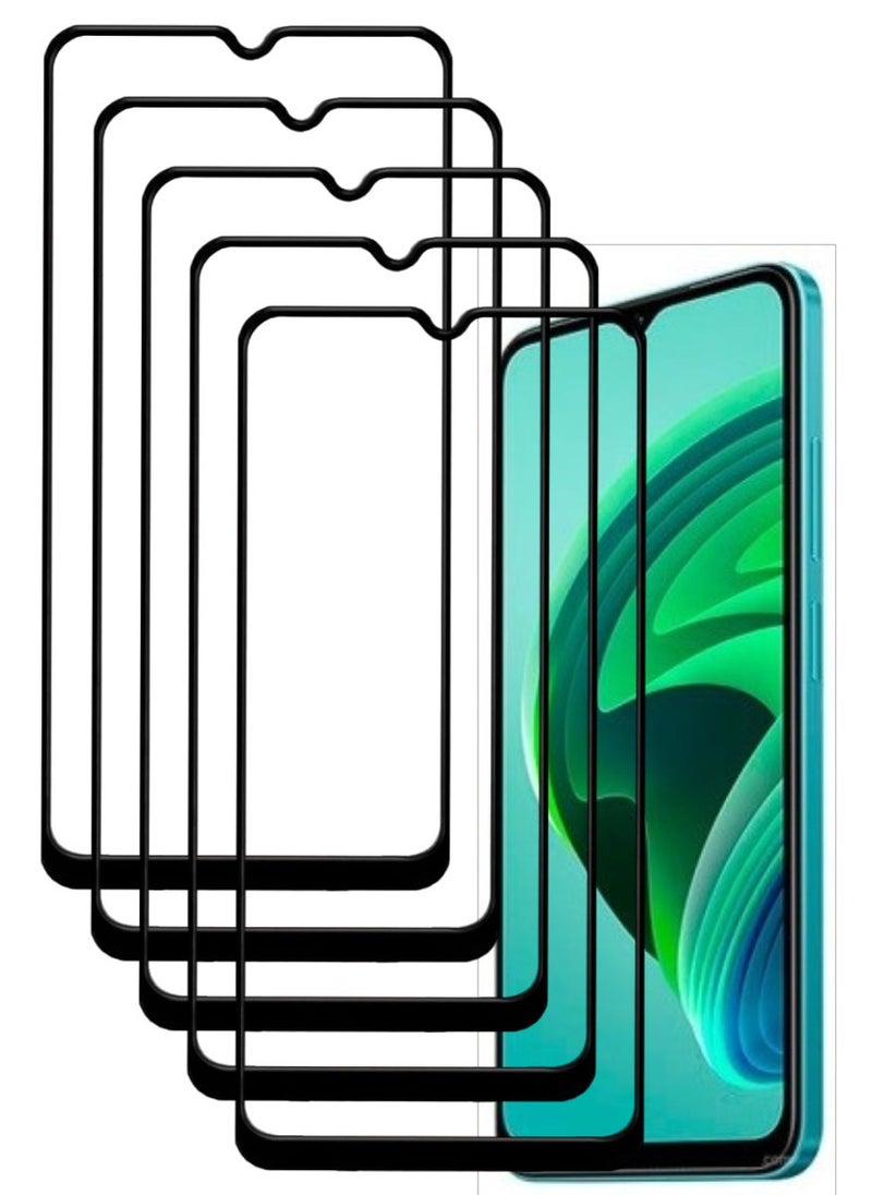 ACLIX 5 Pieces Antistatic ESD Dustproof Premium Quality High Definition Tempered Glass Screen Protector Designed For Xiaomi Redmi Note 11E - Image 1