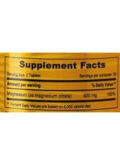 SUNSHINE NUTRITION مكمل غذائي غني بمادة المغنيسيوم عالية الفعالية بتركيز 400 ملجم، يعزز صحة الأسنان والعظام ويدعم وظائف الأعصاب والعضلات، 100 قرص  - Image 4