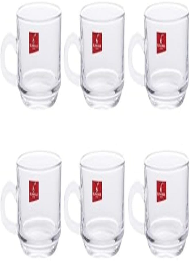 Blinkmax Blink Max brand cup set, pure glass, set of 6 pieces, code: B58 
